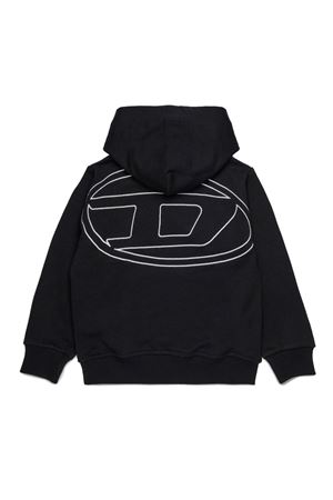 felpa in cotone nero DIESEL KIDS | J022750GYCJK900